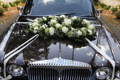 Gärtnerei Diekmeyer in Bremen Hochzeitsfloristik Brautauto